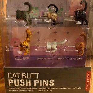 Kikkerbrand Design Cat Butt Push Pins